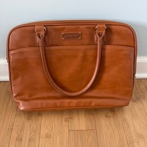 Edoday leather padded laptop holder
